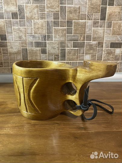 Кружка кукса резная