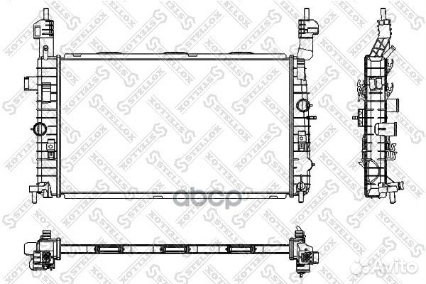 10-25350-SX радиатор системы охлаждения26мм Op