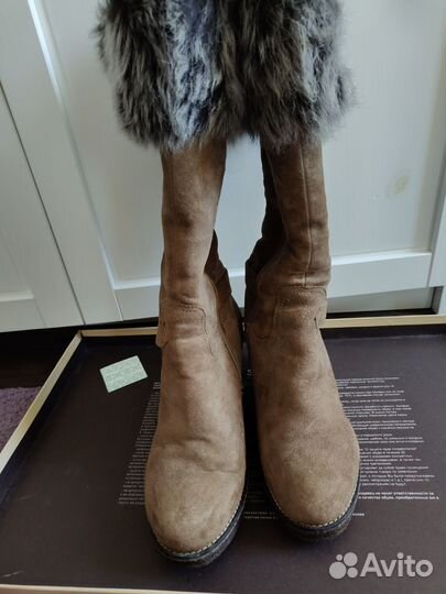 Зимние сапоги из натуральной кожи Эконика RiaRosa