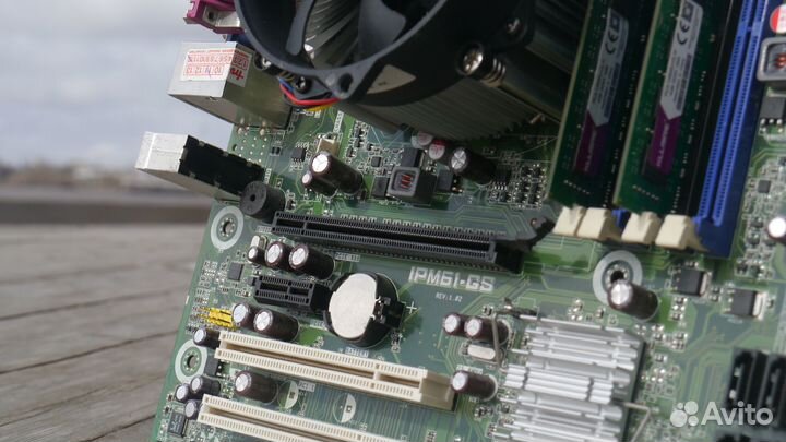 Комплект (Материнская плата, проц, озу, кулер)