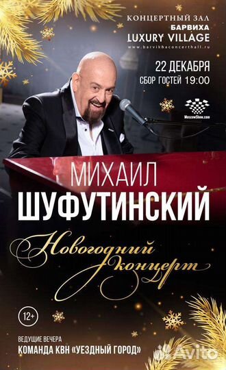 Новогодний концерт с Михаилом Шуфутинским