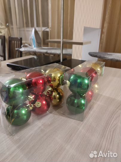 Новогодние шары набор