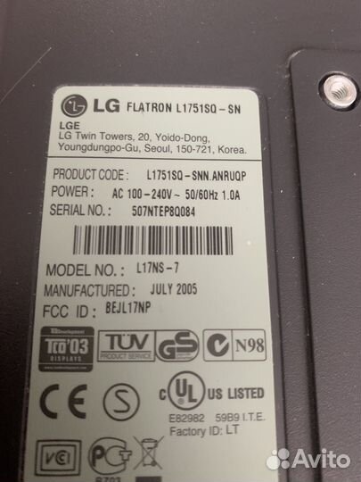 Монитор для компьютера lg