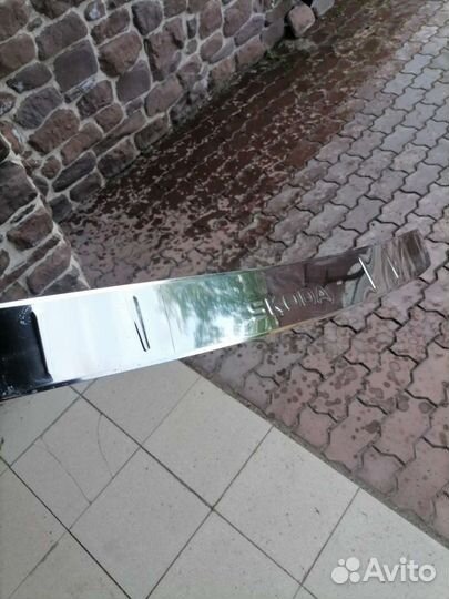 Наклейка на бампер Skoda Octavia A7 новая