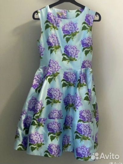 Платье праздничное для девочек в цветочек