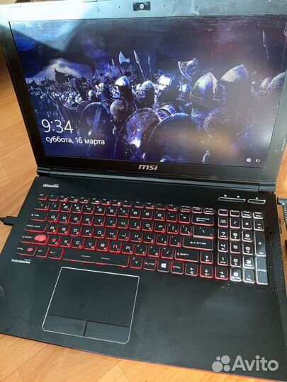 Ноутбук MSI GE62 6QE