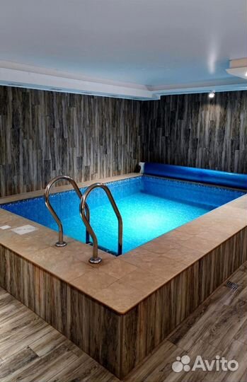 Баня сауна с бассейном