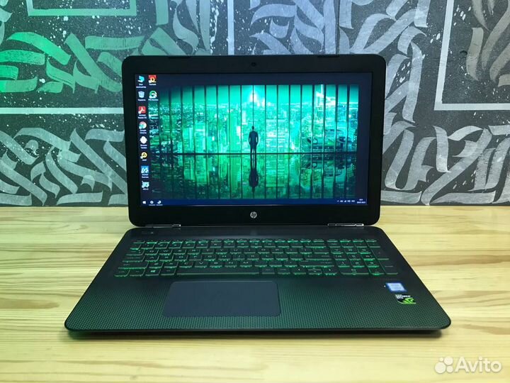 Игровой ноутбук HP GTX1050/i5/SSD/8gb/Full-HD IPS