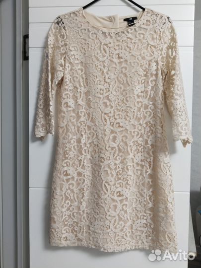 Платье женское 44 46р гипюровое