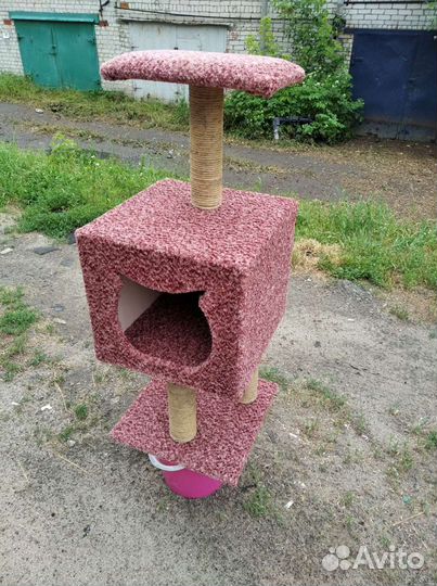 Домик для кошки с лежанкой