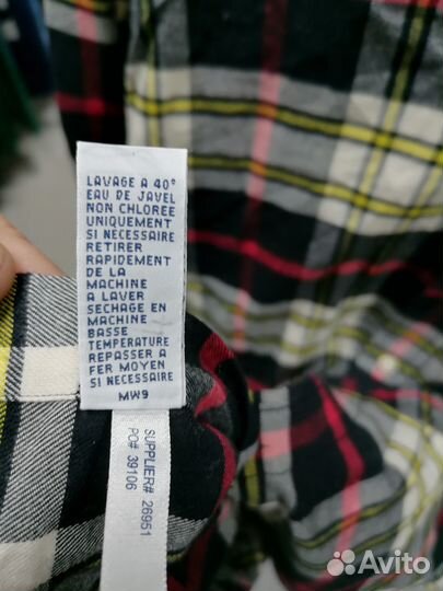 Винтажная фланелевая рубашка Polo Ralph Lauren XL