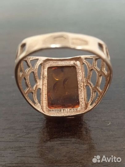 Золотое кольцо и кулон-подвеска золото 583 проба