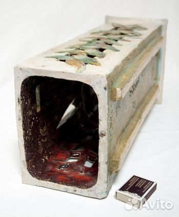 Ваза напольная Гейша, керамика, ручная работа, 48х