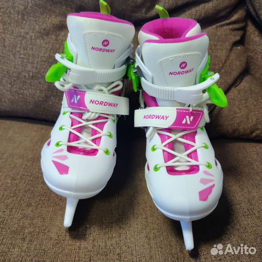 Коньки детские раздвижные 34 37