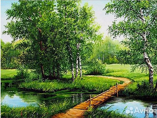 Алмазная живопись.Вышивка стразами.Картина