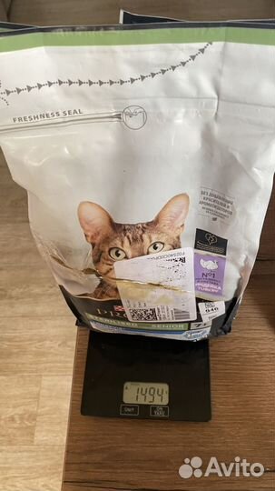 Корм для стерилизованных кошек Pro Plan 1,5кг