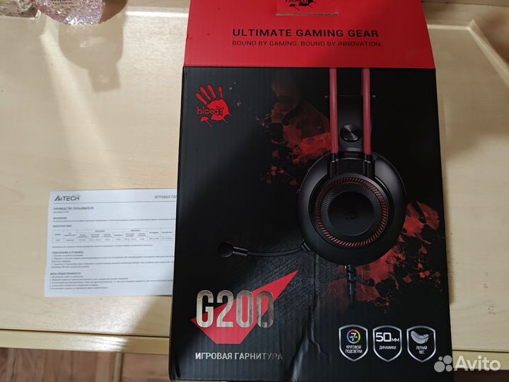 Наушники bloody A4 g200