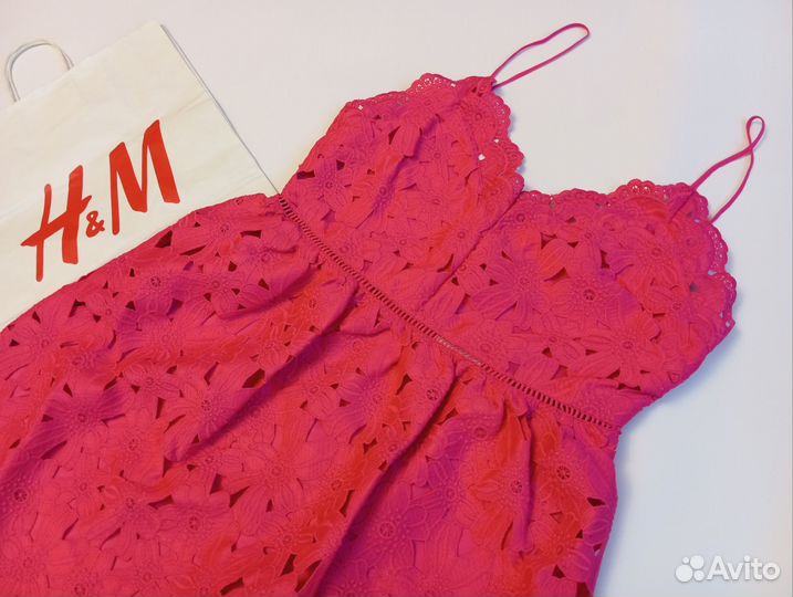 Платье женское hm новое розовое