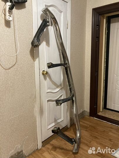 Защита заднего бампера на УАЗ Patriot