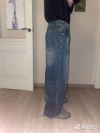 Джинсы мужские y2k широкие