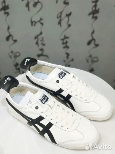 Мужские Asics Onitsuka mexico 66 white&black