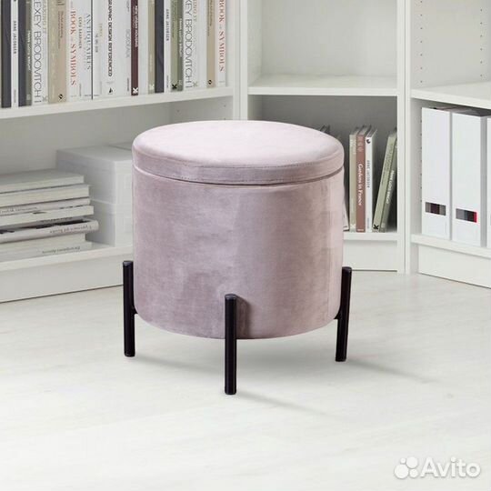 Пуф Grand круглый, бархат 26