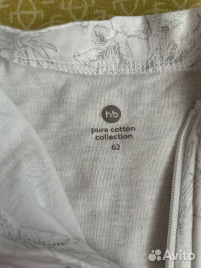 Боди для новорожденных 62