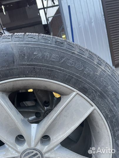 Литые диски r16 с резиной зимней nokian tyres