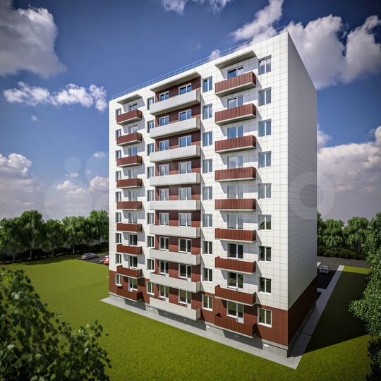 2-к. квартира, 50,5 м², 1/9 эт.