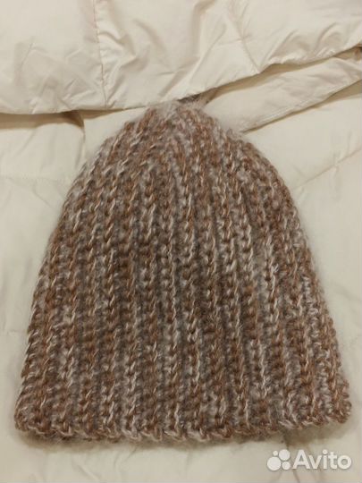 Шапка женская вязаная ручная работа