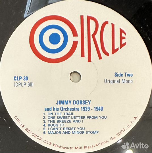 Jimmy Dorsey And His Orchestra 1939-1940 (1982г.)