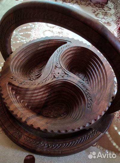 Ваза декоративная дерево