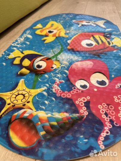 Детский коврик для ванной противоскользящий