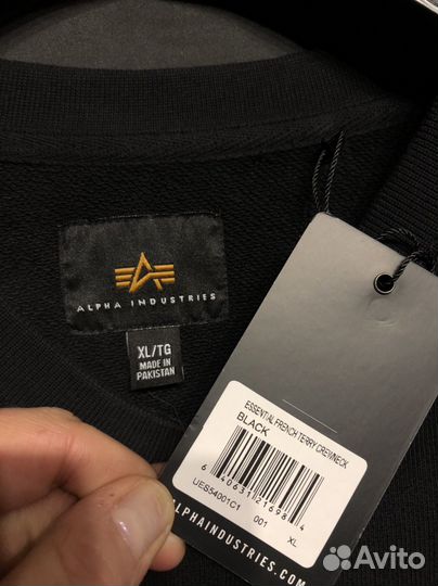 Свитшот alpha industries gant hugo barbour diesel