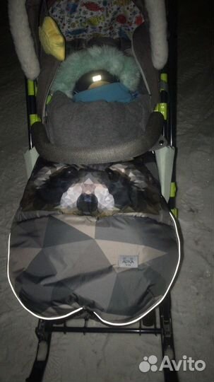 Зимний конверт в коляску, санки aukakids