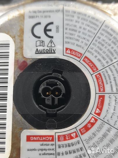 Подушка в руль Airbag водителя Hyundai solaris