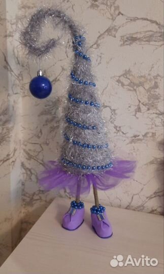 Елочка- топотушка (высота 50 см). Ручная работа