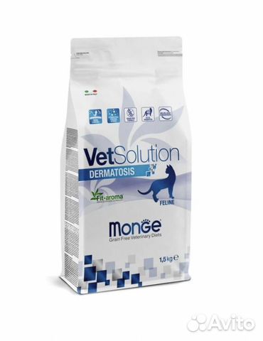 Ветдиета Monge VetSolution Cat Dermatosis 1,5 кг