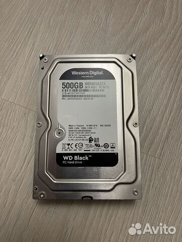 Disque Dur Interne WD Caviar Black 500Go 3.5" SATA (WD5003AZEX) - Occasion