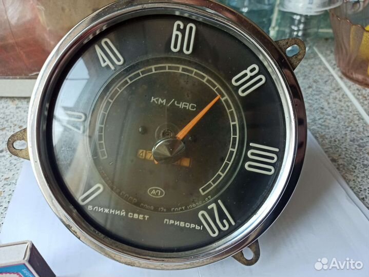 Автобусный ретро-спидометр СССР