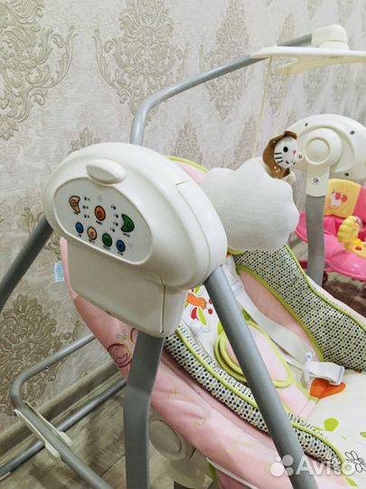 Детские электронные качели для новорожденных