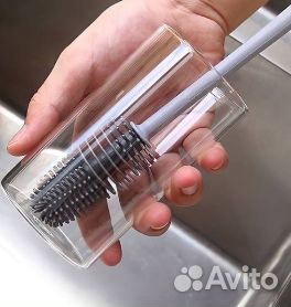 Ершик силиконовый для стаканов