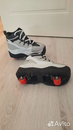 Кроссовки подростковые на колёсиках