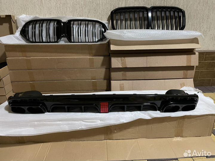 Дифузоры с насадками мерседес брабус 5.3 6.3