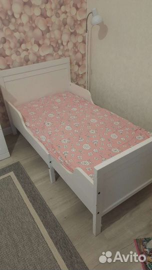 Детская кровать IKEA раздвижная сундвик
