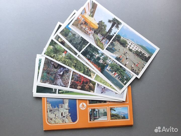 Набор открыток. Курорты Южного Берега Крыма