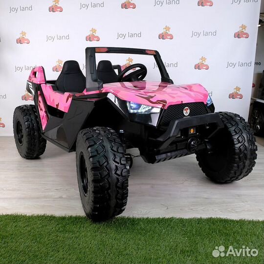 Электромобиль багги A707AA 4WD розовый spider