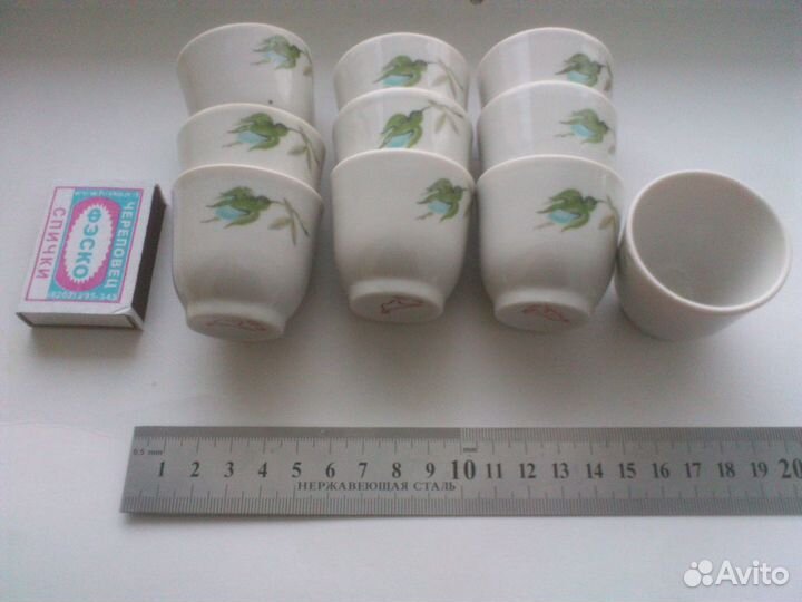 Рюмки стопки керамические СССР