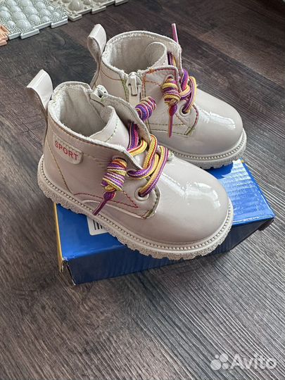 Ботинки демисезонные для девочки размер 20