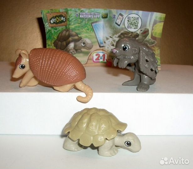 Киндер животные звери Natoons серии разных лет